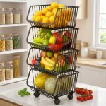 Rack Organizador De Cocina 4 Niveles