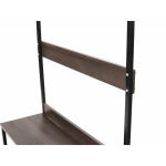 Mueble Perchero Zapatero Madera Caoba - Imagen 2