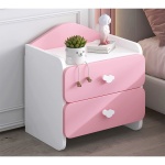 Velador 2 Cajones Rosado