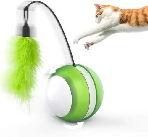 Pelota Bola Eléctrica Inteligente Sonido Realista Para Gatos - Imagen 8