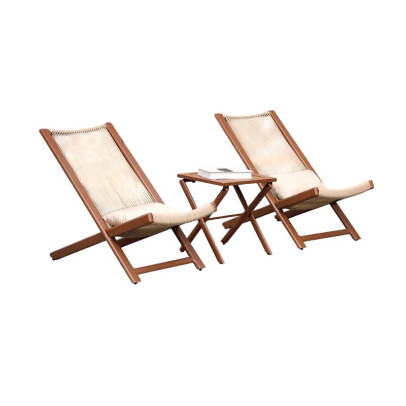juego-2-reposeras-plegables-mesa-color-madera Juego 2 reposeras plegables mesa color Madera - Imagen 1