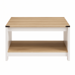 Mesa De Centro Bergen duo Blanca Roble - Imagen 2