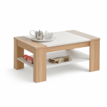 Mesa De Centro Coffee Blanco Roble - Imagen 2