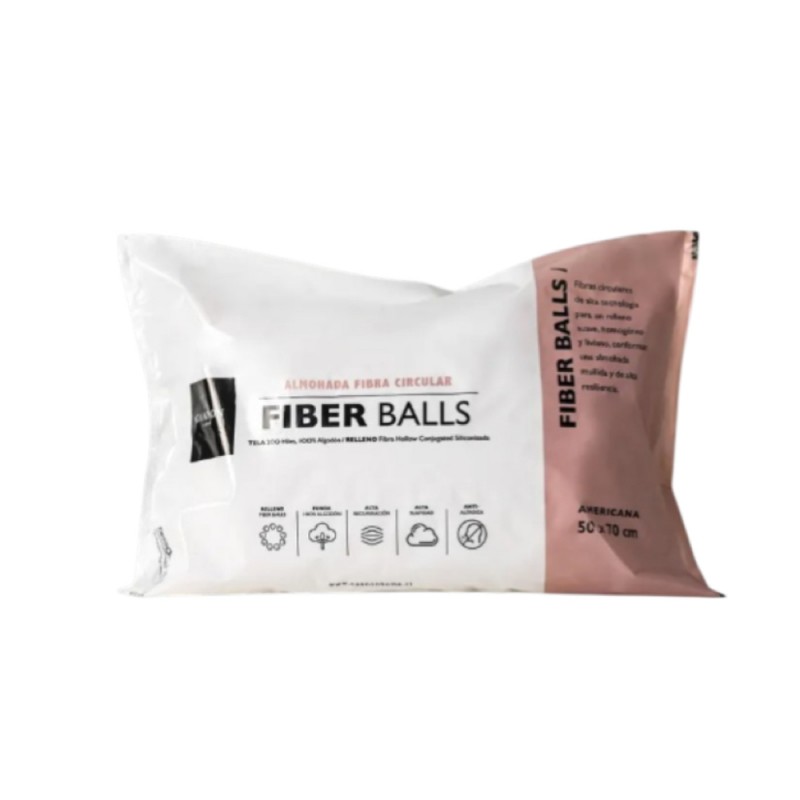 almohada-microfibra-fiberballs-50x70-cannon Almohada Microfibra Fiberballs 50x70, Cannon - Imagen 1
