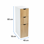 Gabinete multifuncional 3 niveles Acacia Arena - Imagen 2