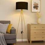 Lampara de Pie Negra - Imagen 3