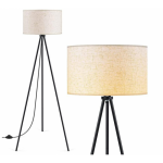 Lampara Tripode Beige - Imagen 2