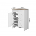 Mueble Zapatero para 22 Zapatos - Imagen 3