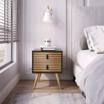 Velador Amber dos cajones Black - Imagen 5