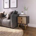 Velador Amber dos cajones Black - Imagen 4