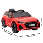 Auto Eléctrico Audi RS6- Rojo - Imagen 4