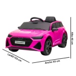 Auto Eléctrico Audi RS6- Rosado - Imagen 5