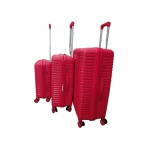 Set 3 Maletas Abs Ruedas 360°- Rojo - Imagen 7
