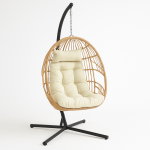Reposera Colgante Rattan Beige