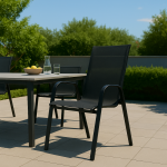 Silla de Terraza Asunción Negra - Imagen 3