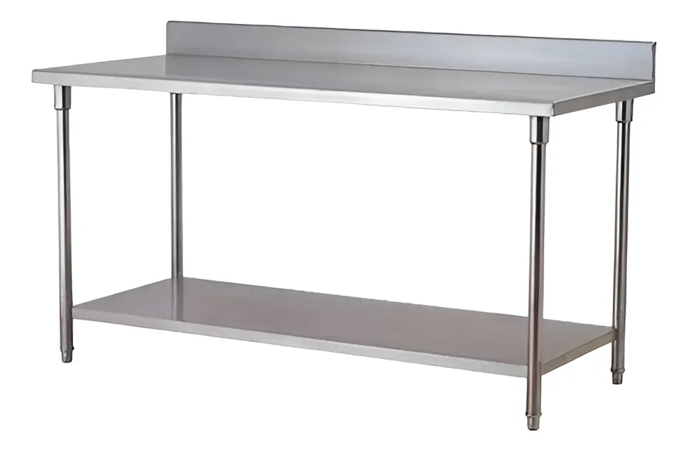 Mesón Mural De Acero Inox 150cm Negocio Restaurant Cocina