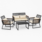 Set de Terraza Arrayan Negro - Imagen 2