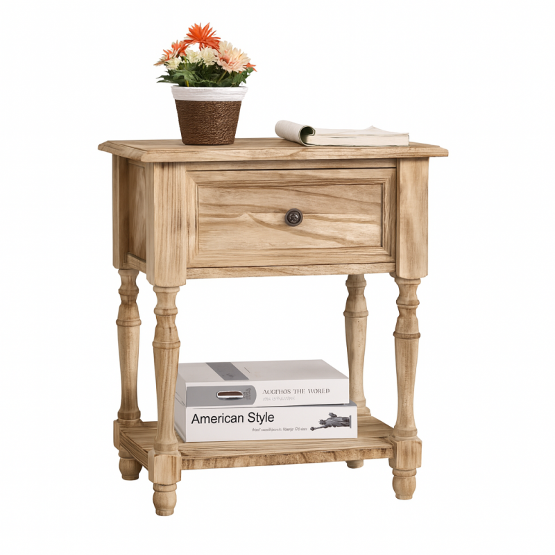 velador-provenza-miel-1-cajon Velador Provenza Miel 1 cajon - Imagen 1