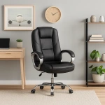 Silla de Oficina Ejecutiva Magnus Cuero Sintético - Negro - Imagen 4
