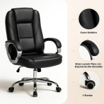 Silla de Oficina Ejecutiva Magnus Cuero Sintético - Negro - Imagen 5