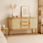 Rack De Tv Siena Rattan - Natural - Imagen 4