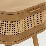 Set de 2 Velador Siena Rattan – Natural - Imagen 6