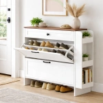 Zapatero Essenza Home Blanco - Imagen 2