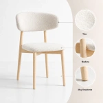 Pack De 4 Sillas Cloud Madera - Blanco - Imagen 5