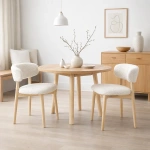 Pack De 4 Sillas Cloud Madera - Blanco - Imagen 2