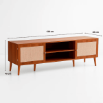 Rack de TV Siena - Rustica - Imagen 5