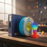 Filamento 3D Pla – Glow Arcoiris Luminiscente