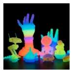 Filamento 3D Pla – Glow Arcoiris Luminiscente - Imagen 4