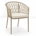 Silla de Terraza Trame - Aluminio y Cuerda - Imagen 2