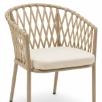 Silla de Terraza Trame - Aluminio y Cuerda - Imagen 4