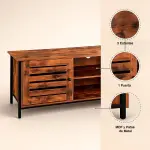 Rack de TV Rustik Madera Oscura Walnut - Imagen 5