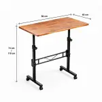 Mesa escritorio ajustable Vinna 80x40x74 - Imagen 3