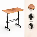 Mesa escritorio ajustable Vinna 80x40x74 - Imagen 2