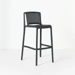 Taburete Alto Capri Polipropileno - Negro - Imagen 2
