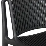Taburete Alto Capri Polipropileno - Negro - Imagen 4