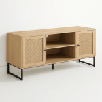 Rack de TV o Buffet Rattan Rustico Dos Puertas - Imagen 2