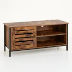 Rack de TV Rustik Madera Oscura Walnut - Imagen 2