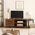 Rack de TV Rustik Madera Oscura Walnut - Imagen 3