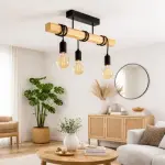 Lampara colgante Townshend negra 3 luces - Imagen 2
