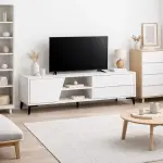 Rack Tv Valencia Blanco - Imagen 2