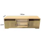 Rack de TV Harmony 60 Pulgadas Madera Clara - Imagen 3