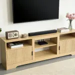 Rack de TV Harmony 60 Pulgadas Madera Clara - Imagen 2