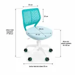 Silla de oficina para niños ajustable - Imagen 5